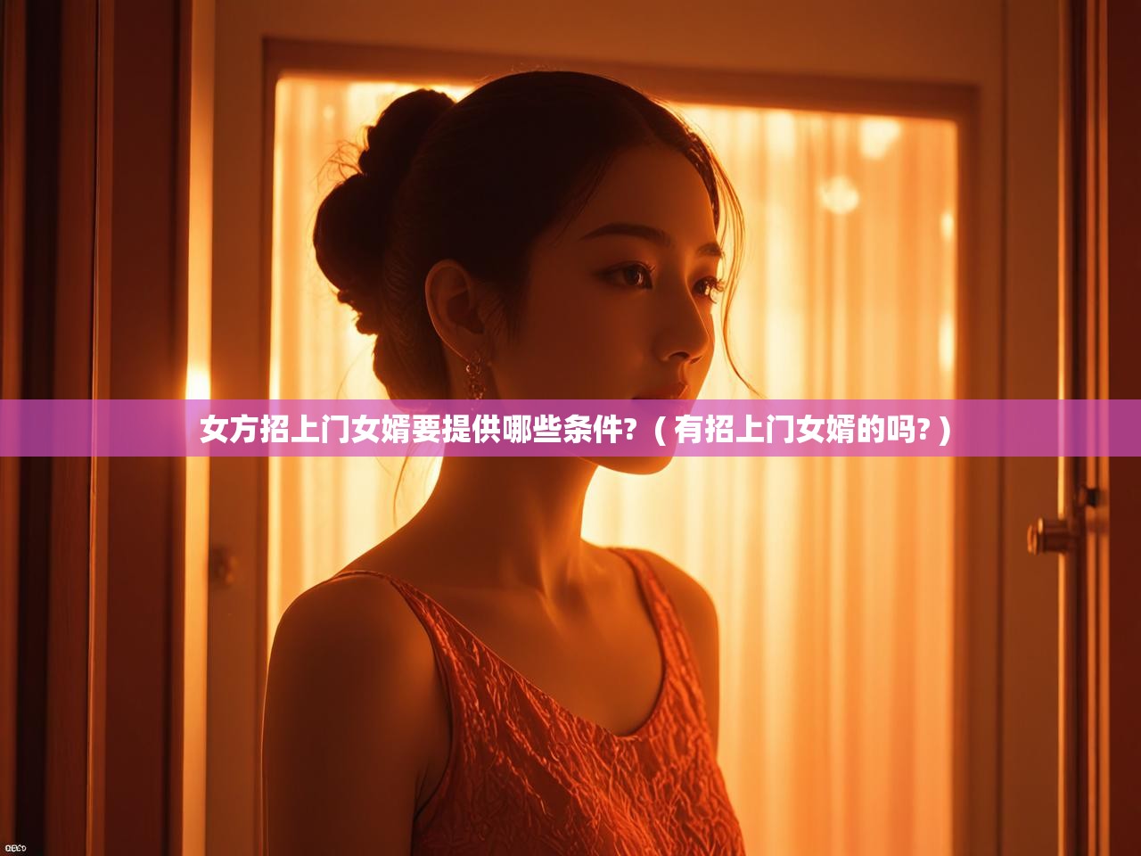  女方招上门女婿要提供哪些条件?  ( 有招上门女婿的吗? )