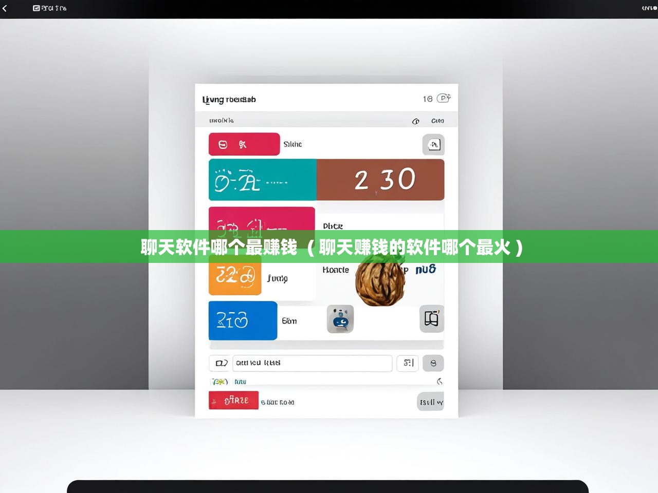  聊天软件哪个最赚钱  ( 聊天赚钱的软件哪个最火 )
