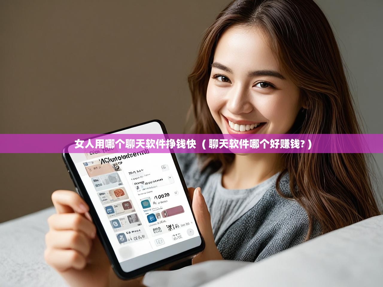  女人用哪个聊天软件挣钱快  ( 聊天软件哪个好赚钱? )