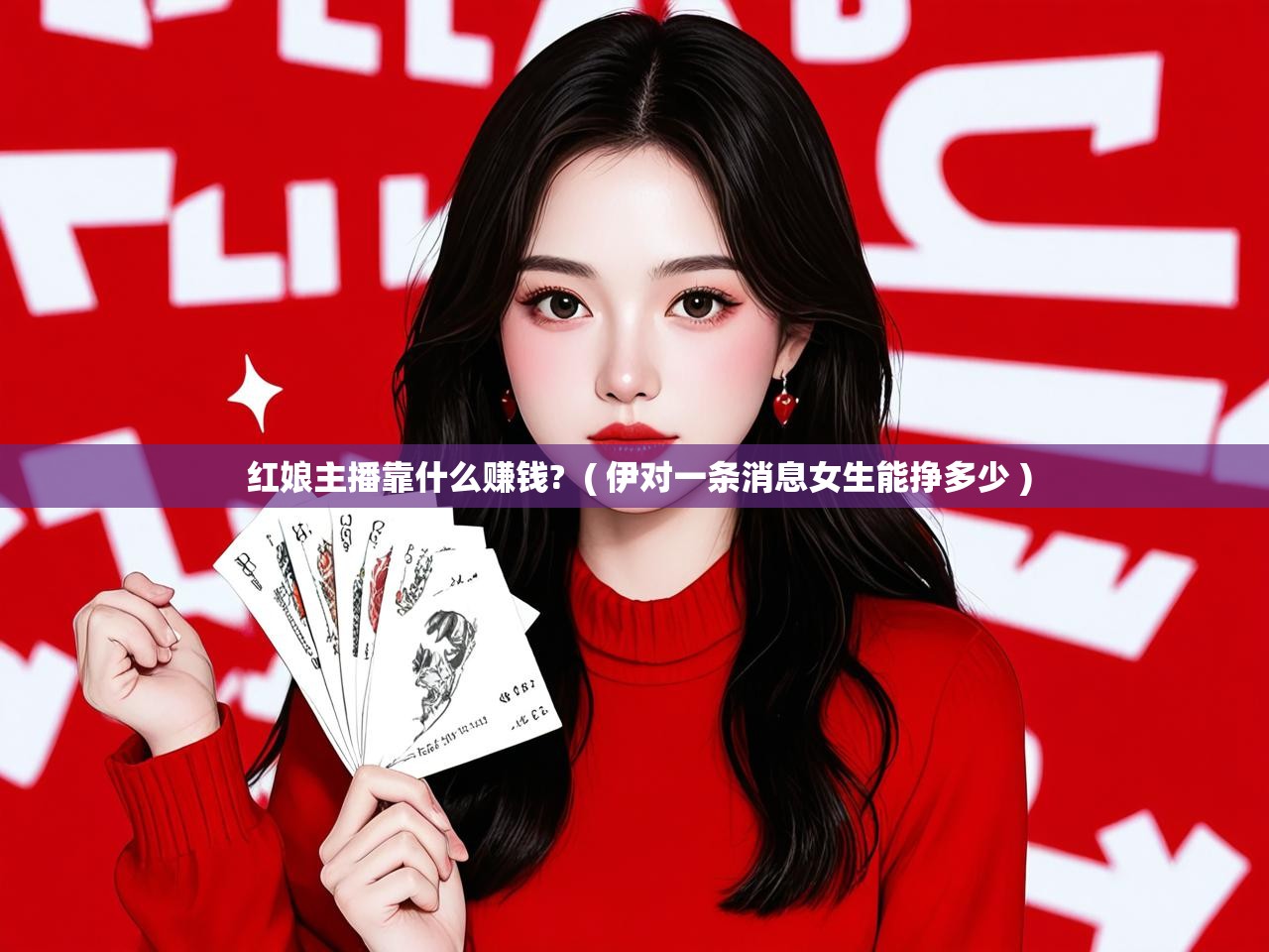  红娘主播靠什么赚钱?  ( 伊对一条消息女生能挣多少 )