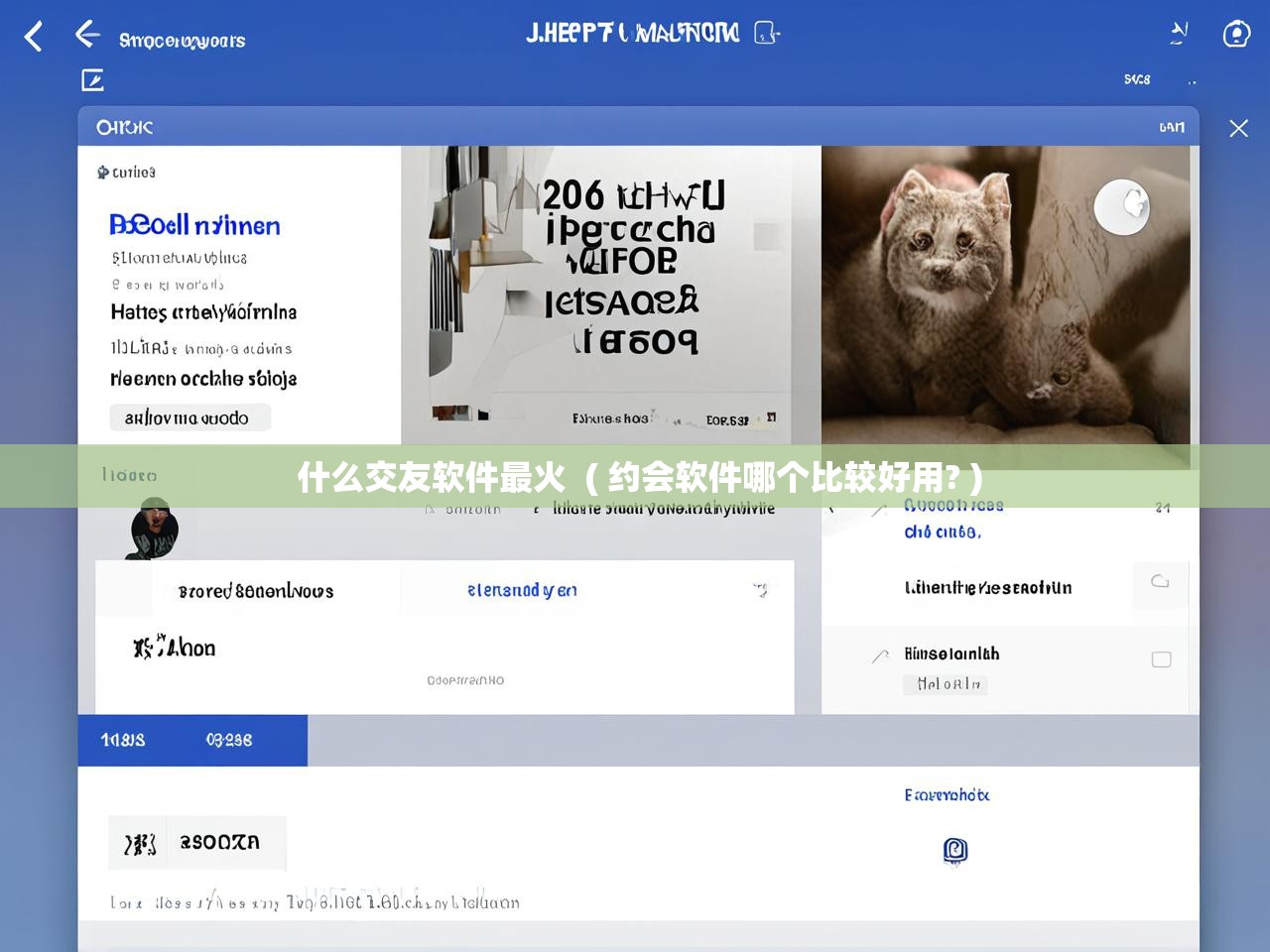  什么交友软件最火  ( 约会软件哪个比较好用? )