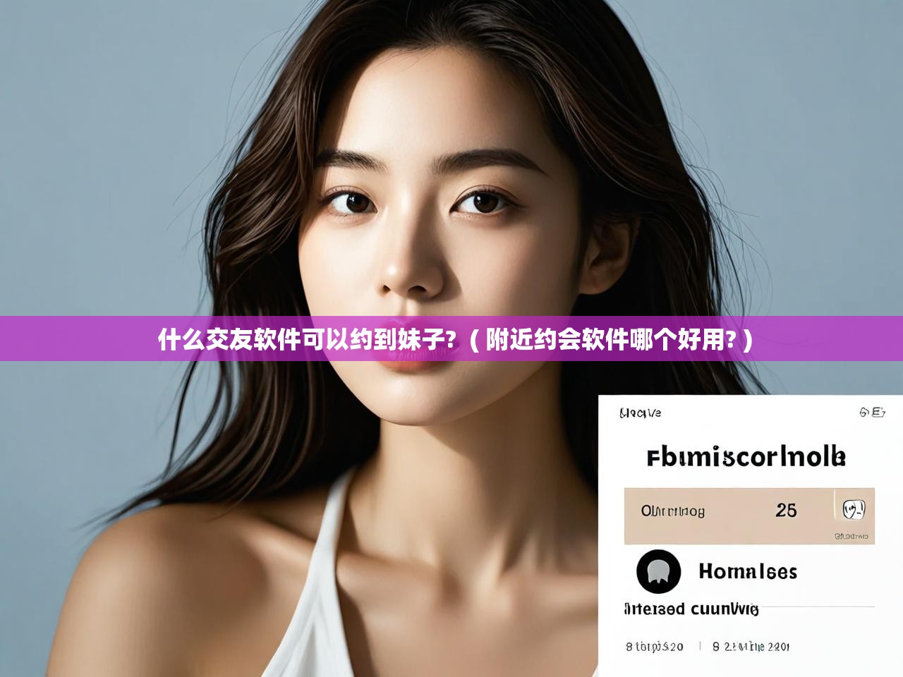  什么交友软件可以约到妹子?  ( 附近约会软件哪个好用? )