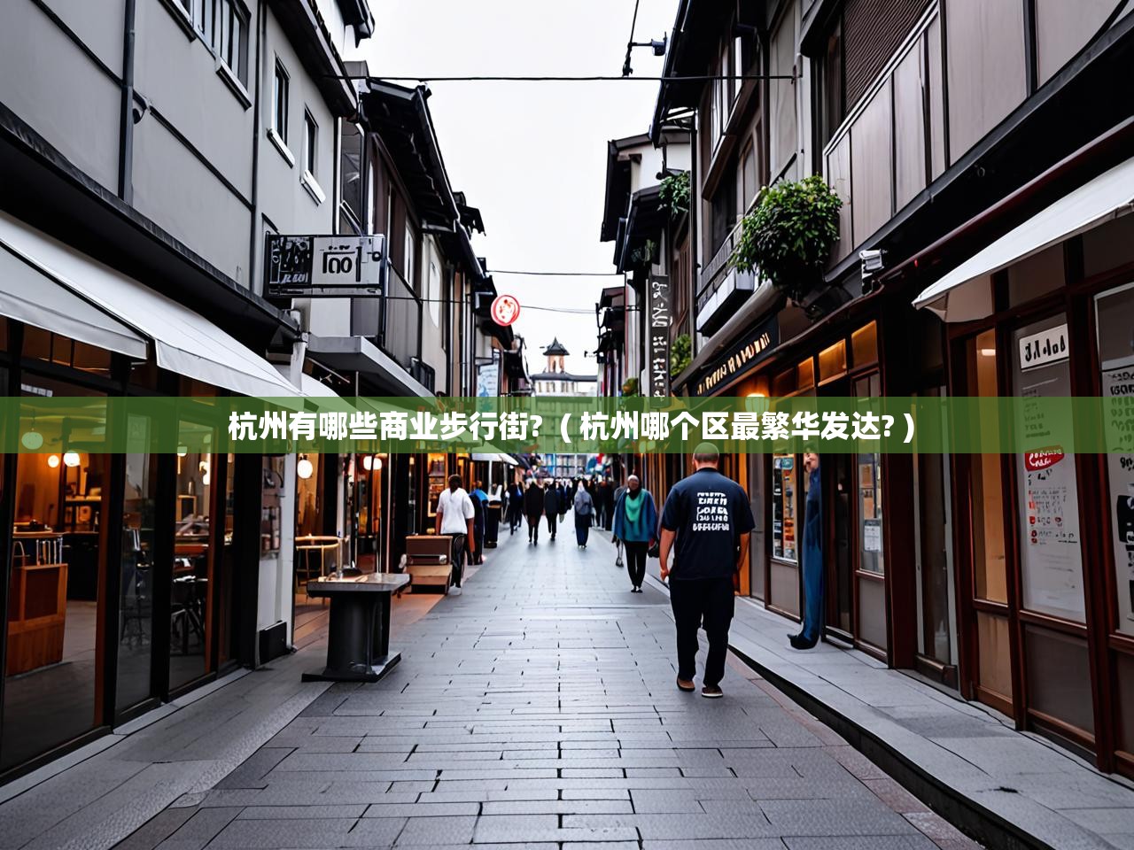  杭州有哪些商业步行街?  ( 杭州哪个区最繁华发达? )