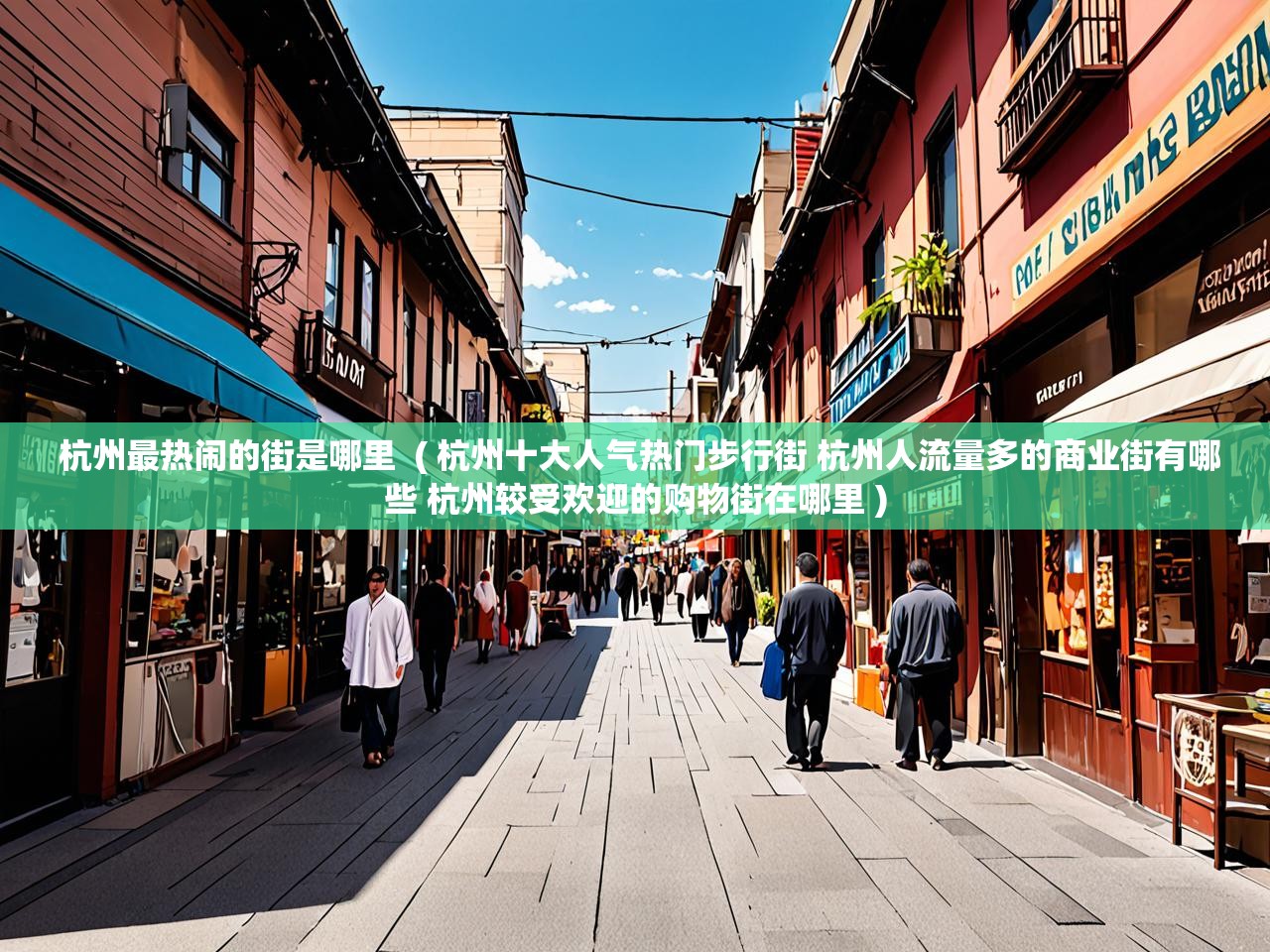  杭州最热闹的街是哪里  ( 杭州十大人气热门步行街 杭州人流量多的商业街有哪些 杭州较受欢迎的购物街在哪里 )