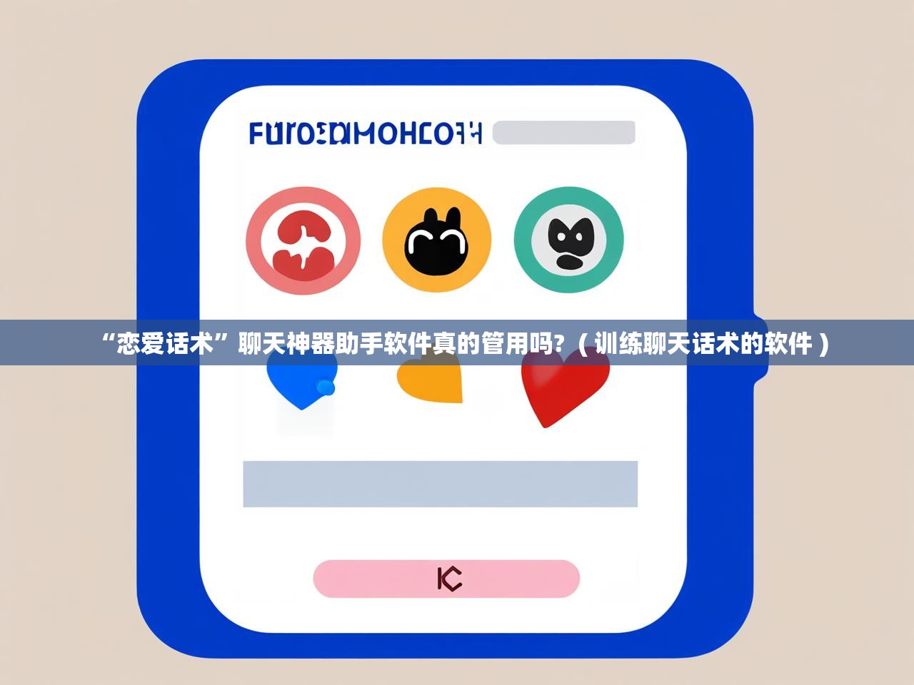  “恋爱话术”聊天神器助手软件真的管用吗?  ( 训练聊天话术的软件 )