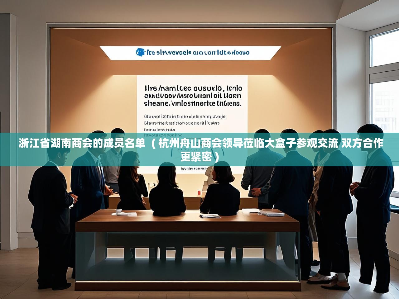  浙江省湖南商会的成员名单  ( 杭州舟山商会领导莅临大盒子参观交流 双方合作更紧密 )