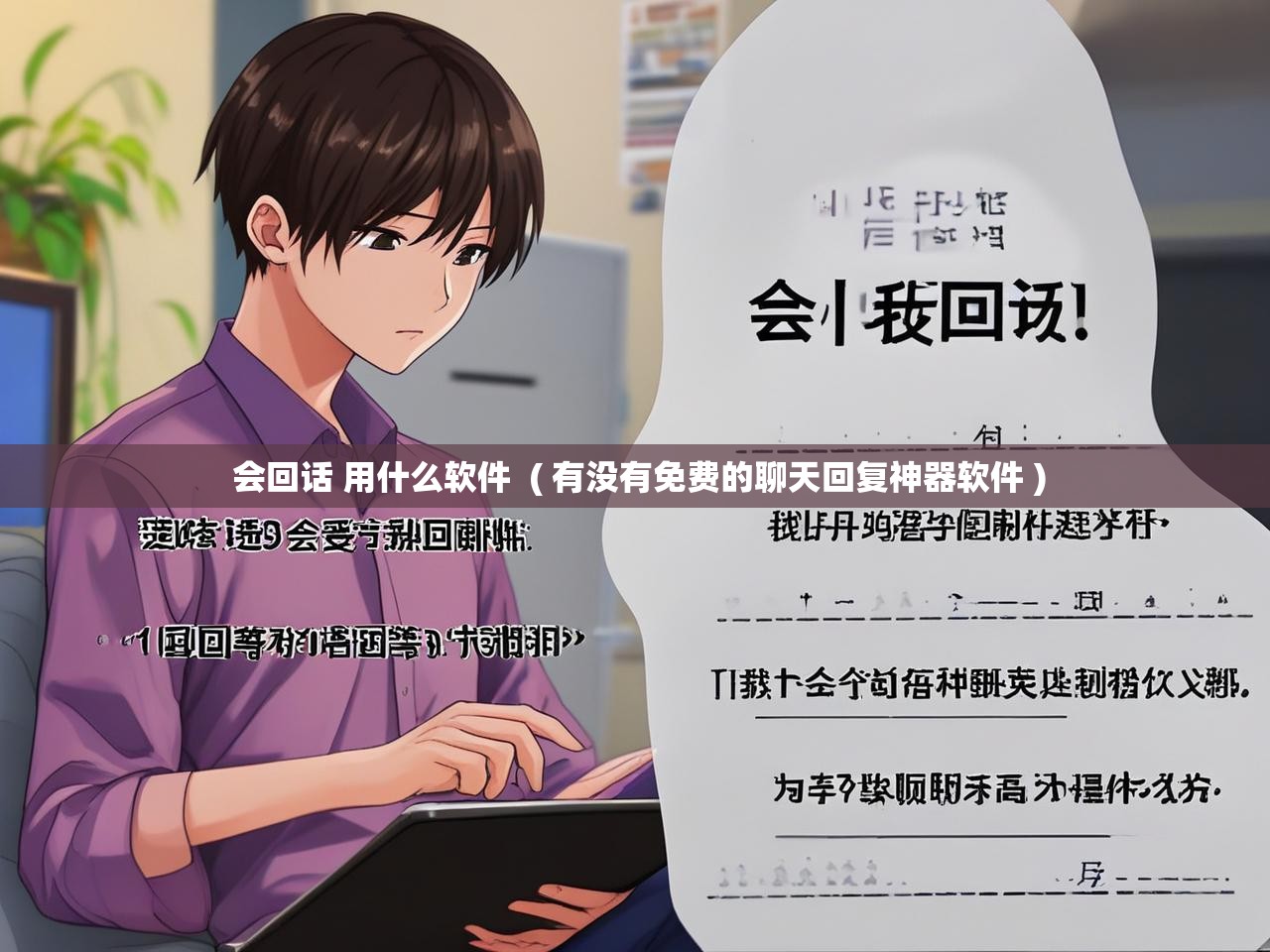  会回话 用什么软件  ( 有没有免费的聊天回复神器软件 )