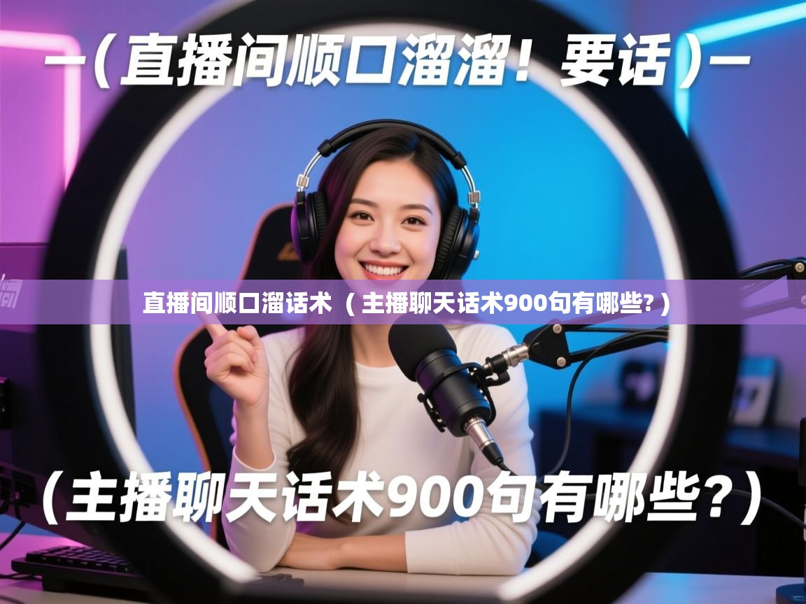 直播间顺口溜话术  ( 主播聊天话术900句有哪些? )