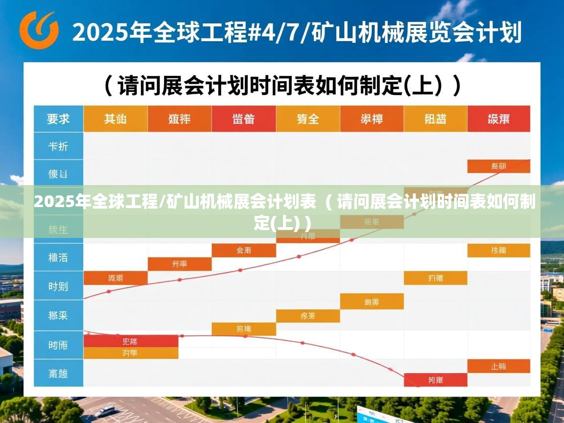  2025年全球工程/矿山机械展会计划表  ( 请问展会计划时间表如何制定(上) )