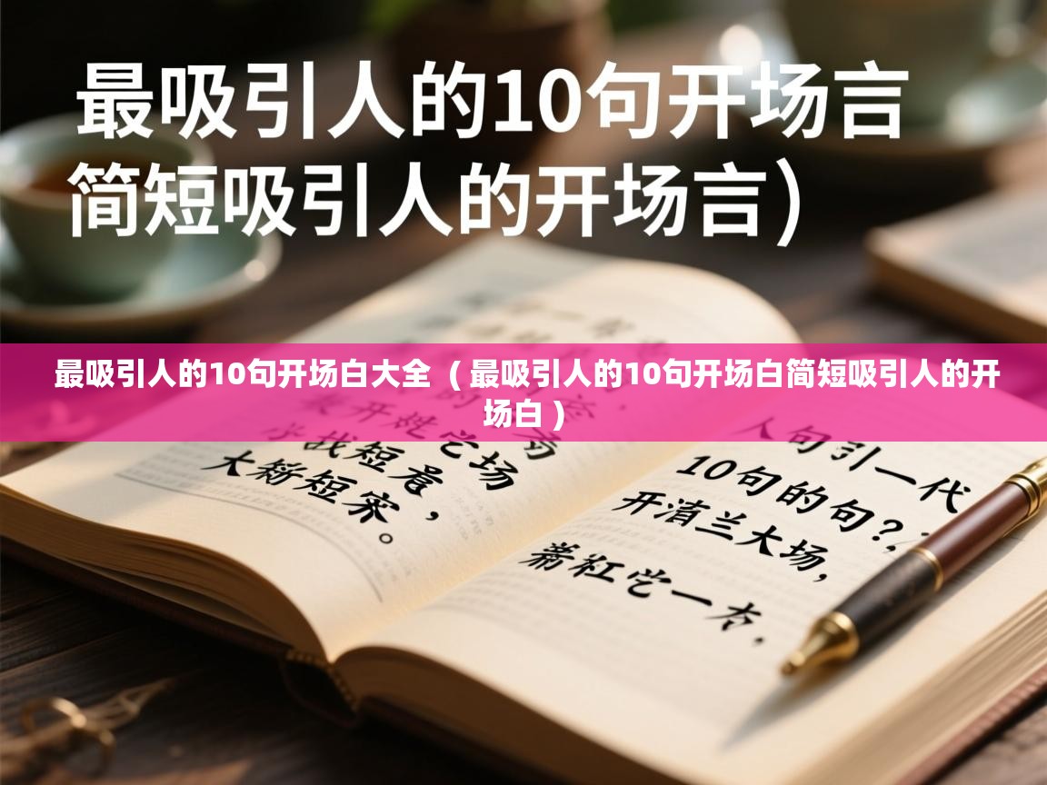 最吸引人的10句开场白大全  ( 最吸引人的10句开场白简短吸引人的开场白 )