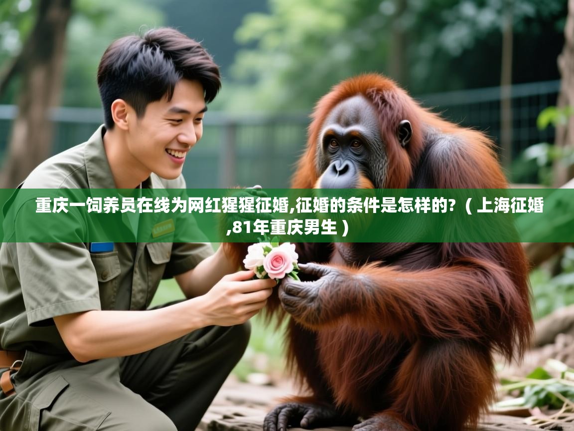  重庆一饲养员在线为网红猩猩征婚,征婚的条件是怎样的?  ( 上海征婚,81年重庆男生 )