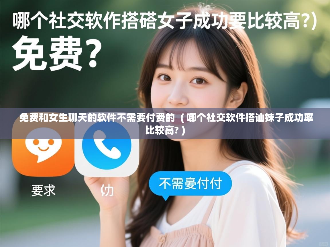  免费和女生聊天的软件不需要付费的  ( 哪个社交软件搭讪妹子成功率比较高? )