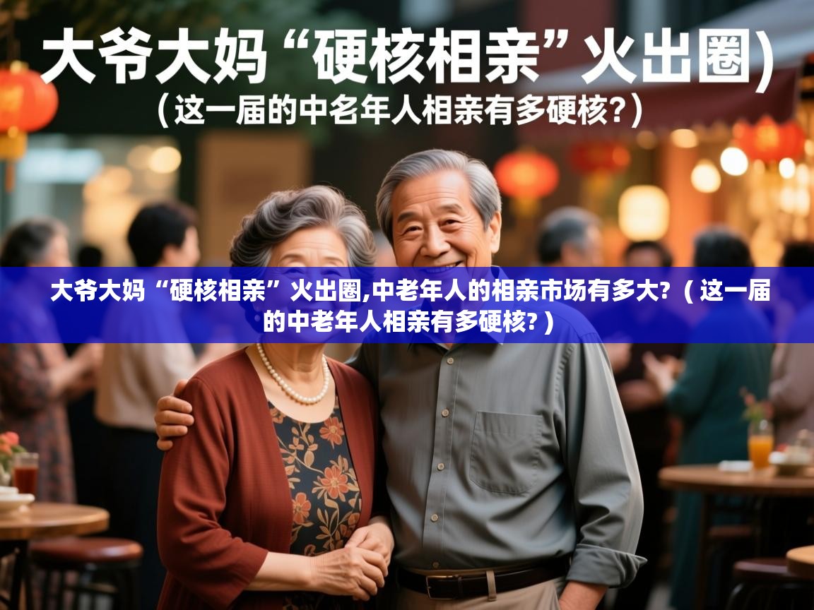  大爷大妈“硬核相亲”火出圈,中老年人的相亲市场有多大?  ( 这一届的中老年人相亲有多硬核? )