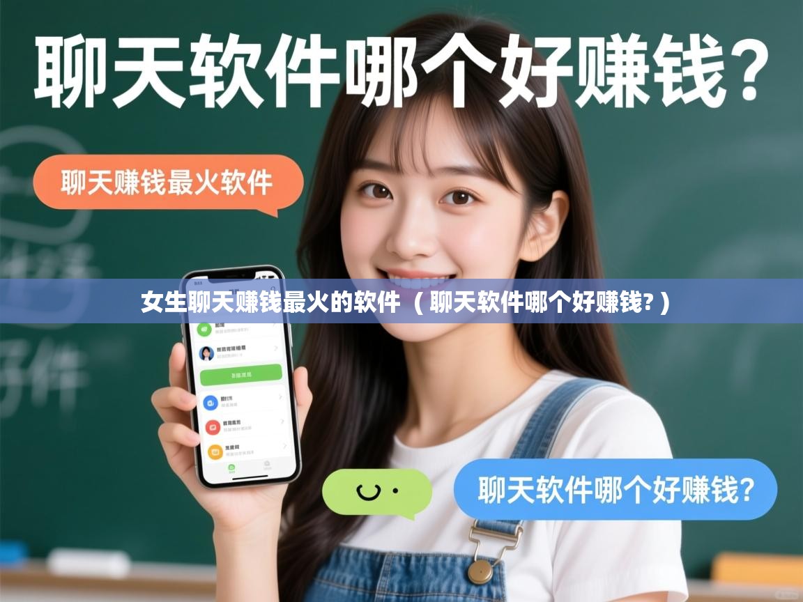  女生聊天赚钱最火的软件  ( 聊天软件哪个好赚钱? )