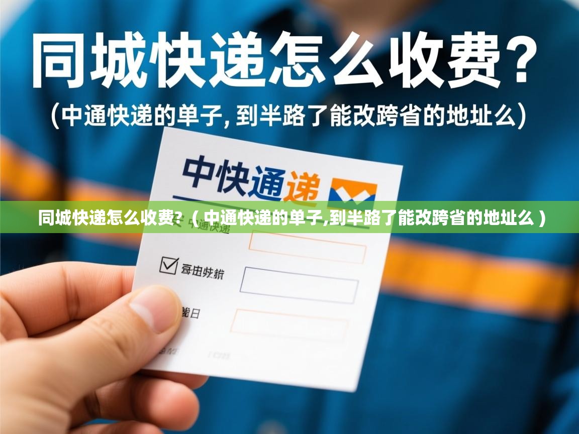  同城快递怎么收费?  ( 中通快递的单子,到半路了能改跨省的地址么 )