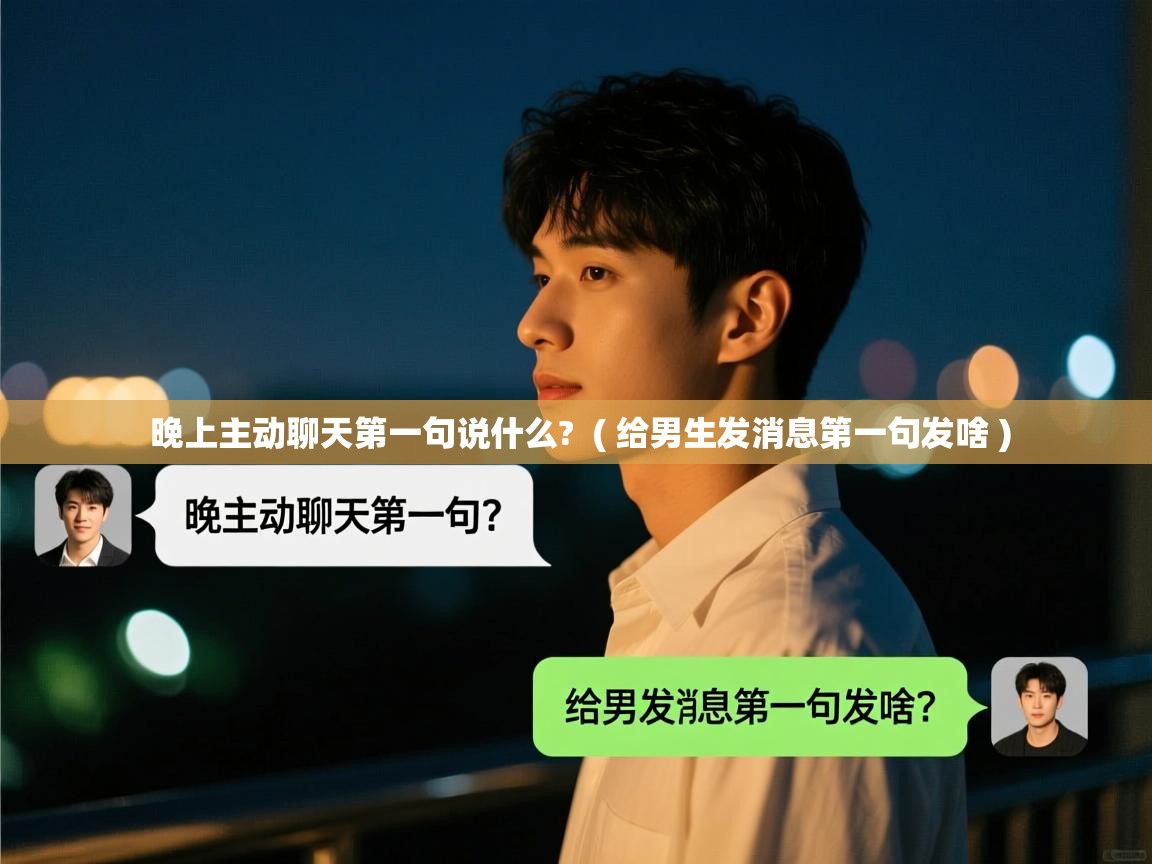  晚上主动聊天第一句说什么?  ( 给男生发消息第一句发啥 )