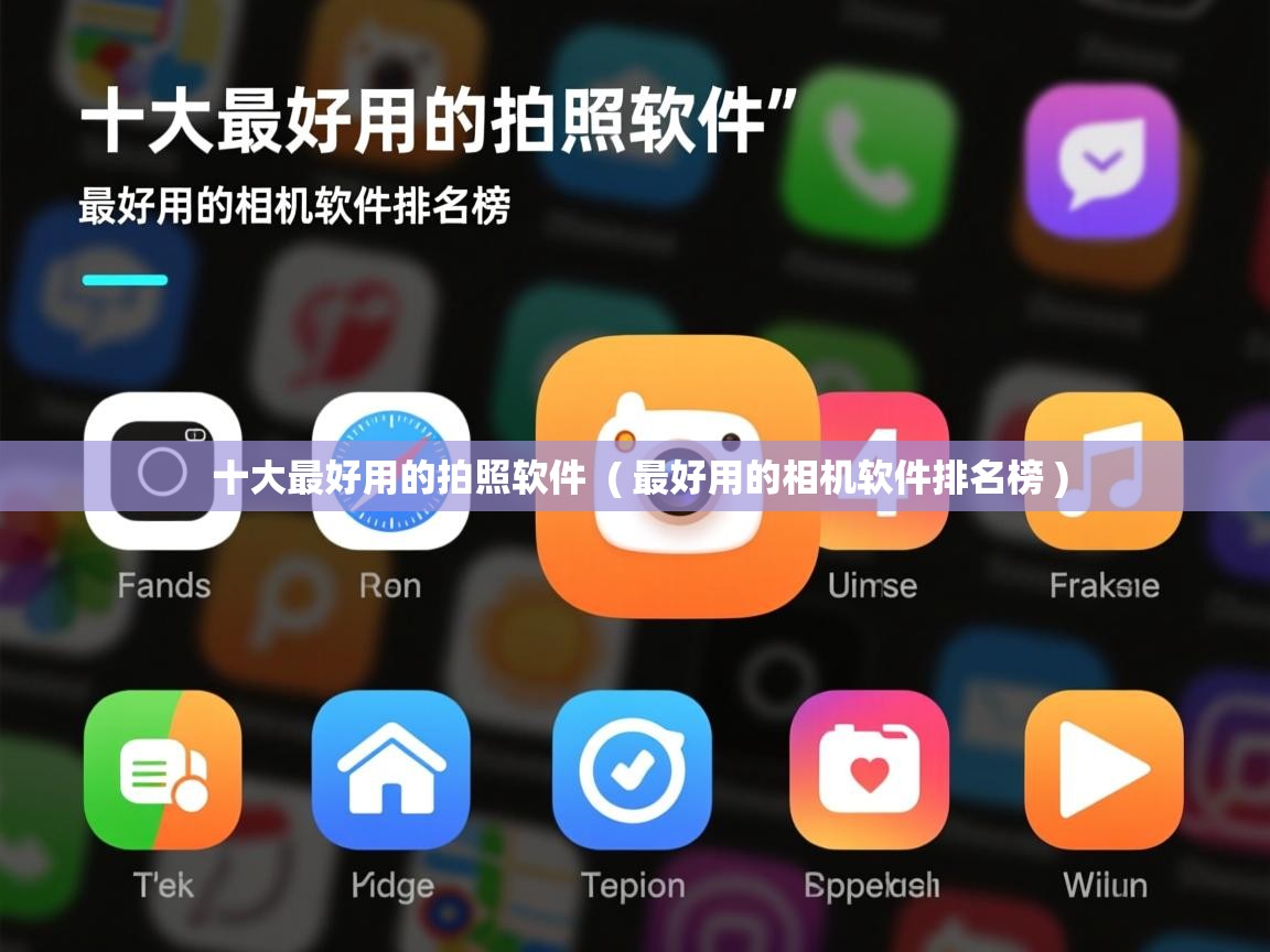 十大最好用的拍照软件 ( 最好用的相机软件排名榜 ) 十大最好用的拍照软件 ( 最好用的相机软件排名榜 )