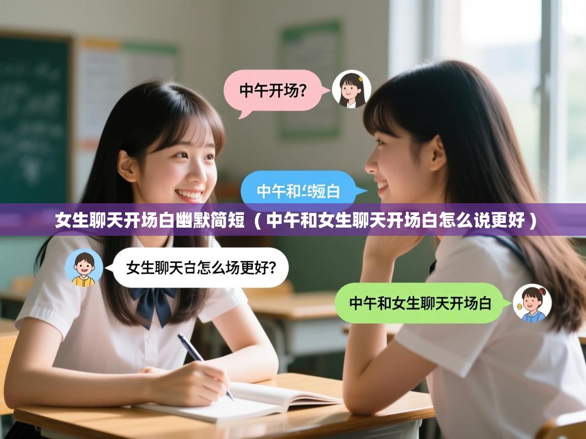  女生聊天开场白幽默简短  ( 中午和女生聊天开场白怎么说更好 )