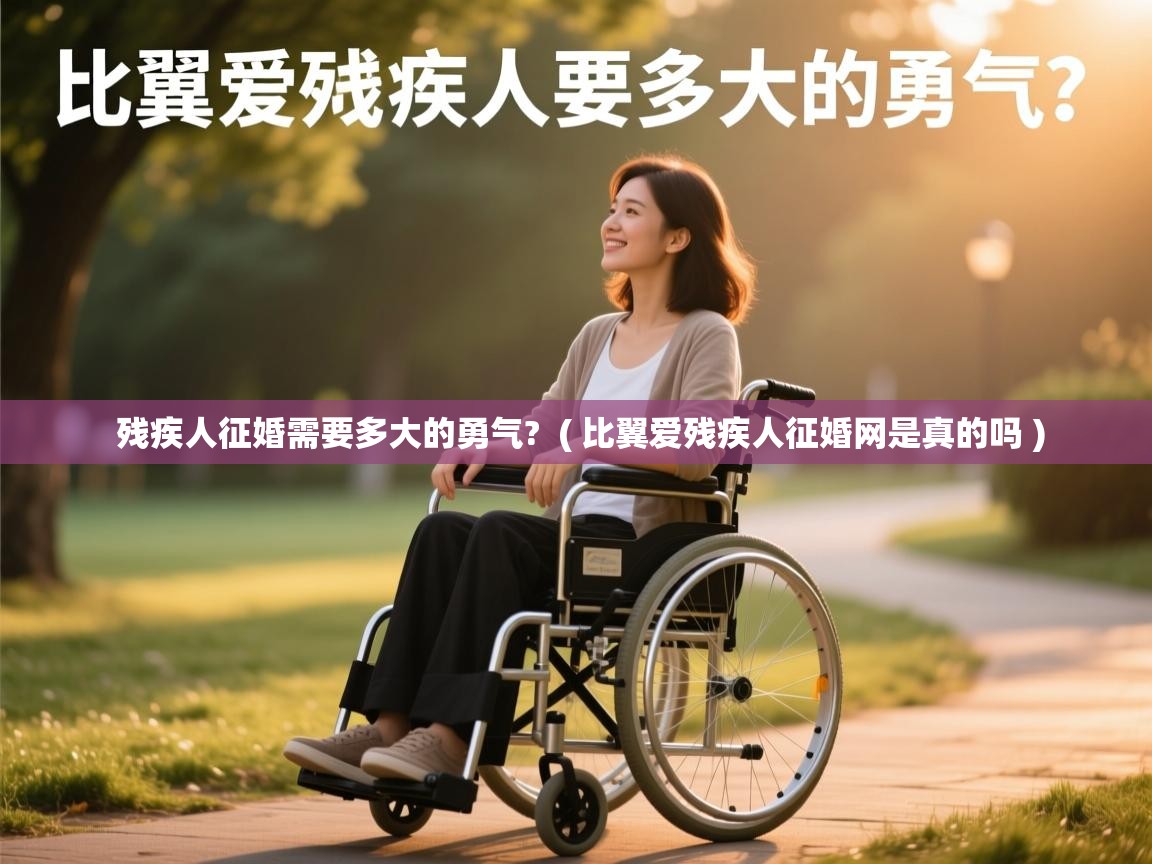  残疾人征婚需要多大的勇气?  ( 比翼爱残疾人征婚网是真的吗 )