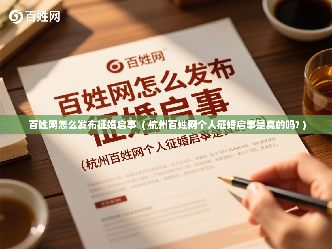  百姓网怎么发布征婚启事  ( 杭州百姓网个人征婚启事是真的吗? )