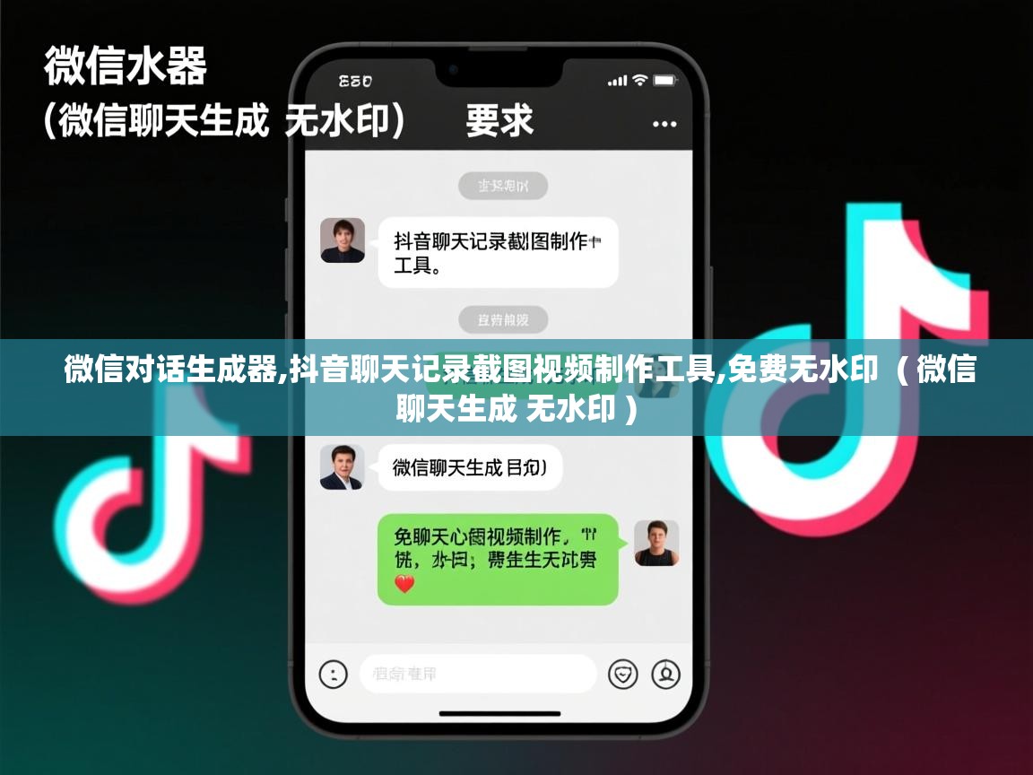  微信对话生成器,抖音聊天记录截图视频制作工具,免费无水印  ( 微信聊天生成 无水印 )