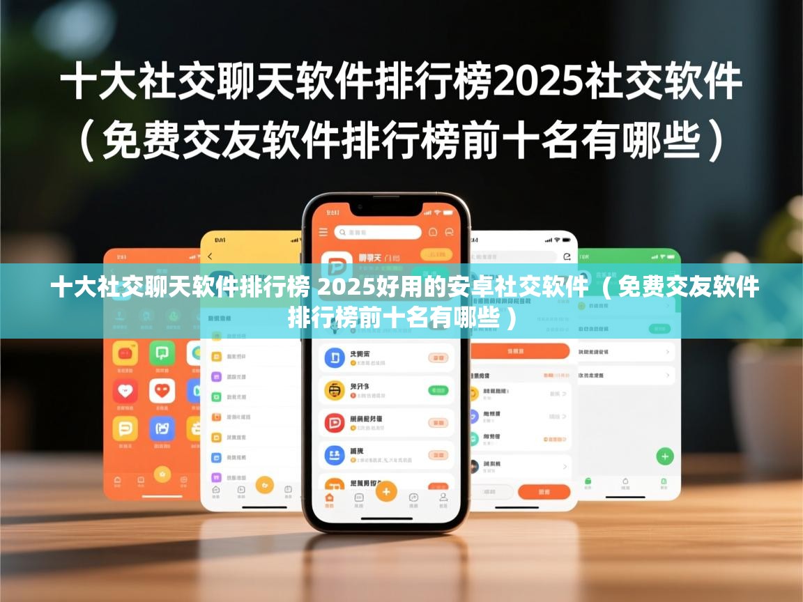  十大社交聊天软件排行榜 2025好用的安卓社交软件  ( 免费交友软件排行榜前十名有哪些 )
