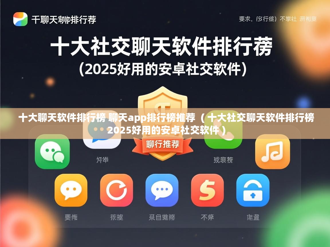  十大聊天软件排行榜 聊天app排行榜推荐  ( 十大社交聊天软件排行榜 2025好用的安卓社交软件 )