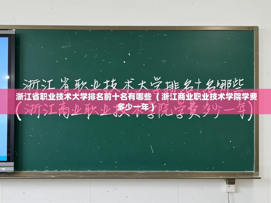  浙江省职业技术大学排名前十名有哪些  ( 浙江商业职业技术学院学费多少一年 )