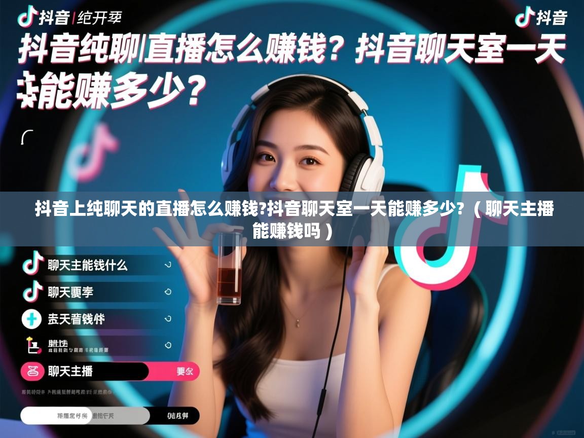  抖音上纯聊天的直播怎么赚钱?抖音聊天室一天能赚多少?  ( 聊天主播能赚钱吗 )