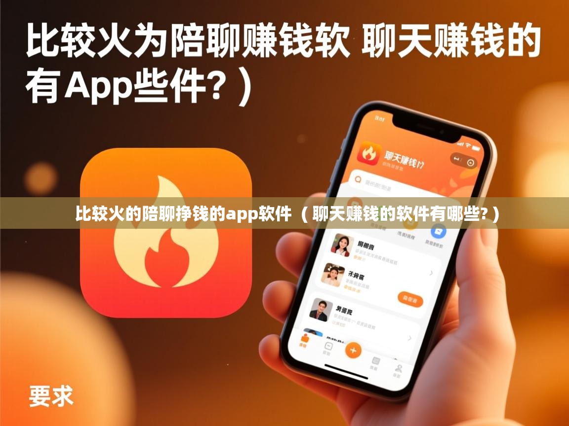  比较火的陪聊挣钱的app软件  ( 聊天赚钱的软件有哪些? )