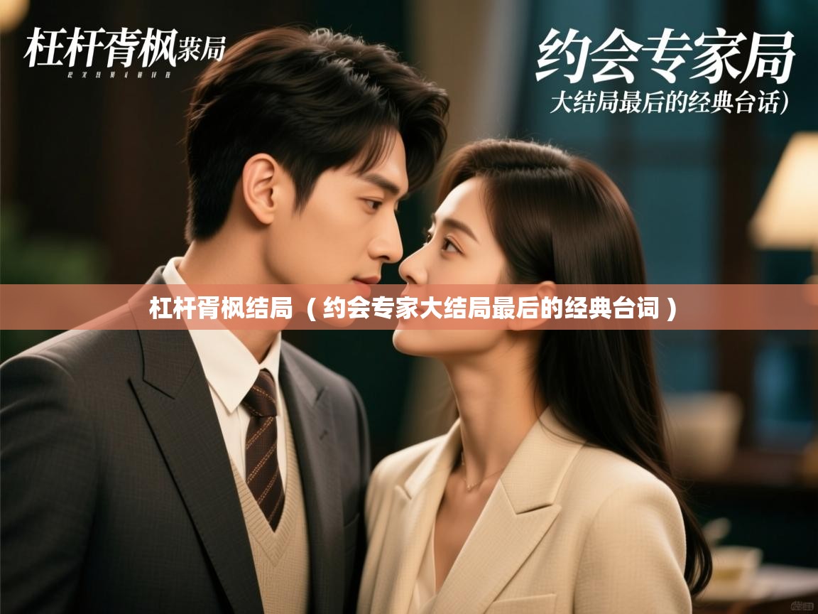  杠杆胥枫结局  ( 约会专家大结局最后的经典台词 )