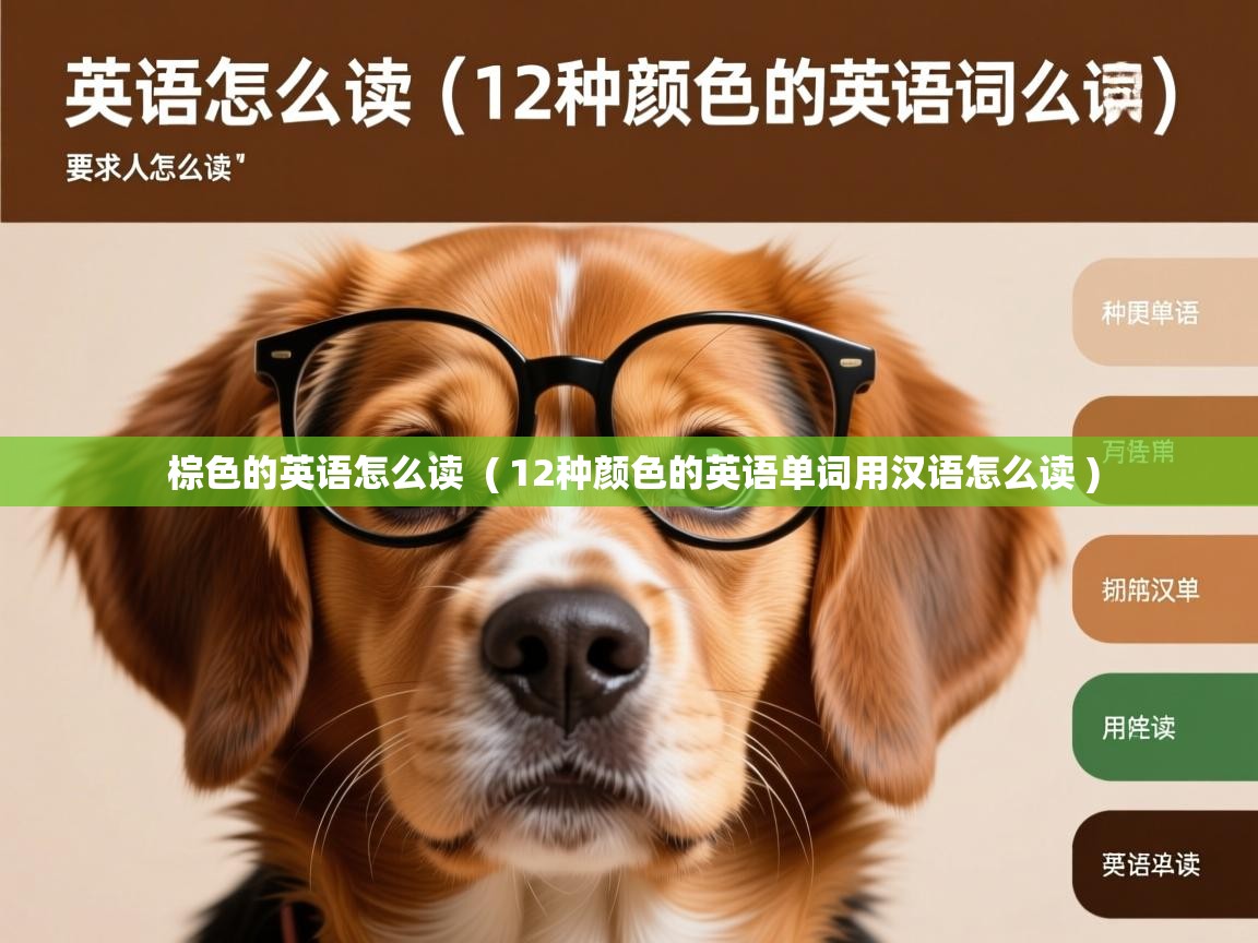 棕色的英语怎么读 ( 12种颜色的英语单词用汉语怎么读 ) 棕色的英语怎么读 ( 12种颜色的英语单词用汉语怎么读 )