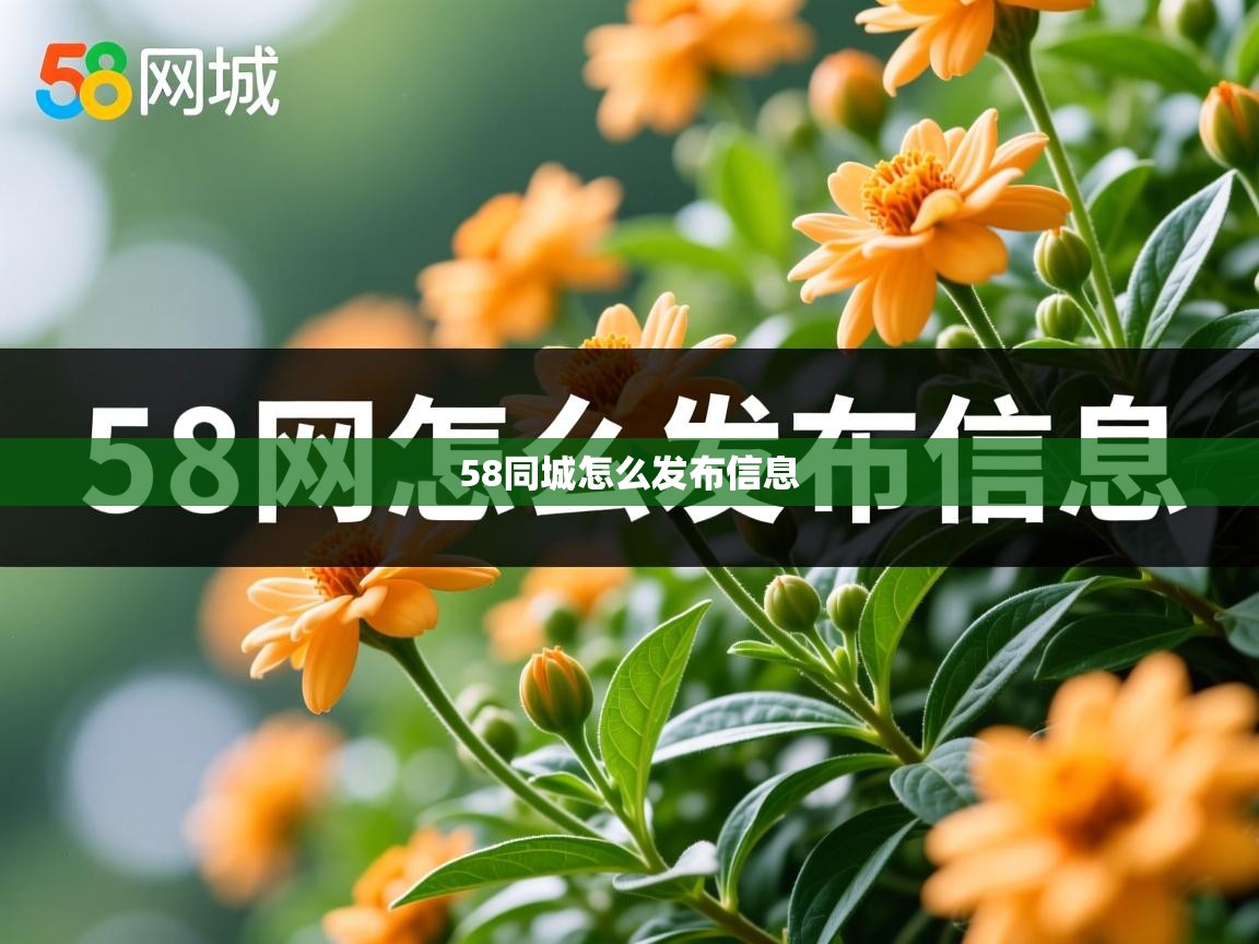  58同城怎么发布信息 