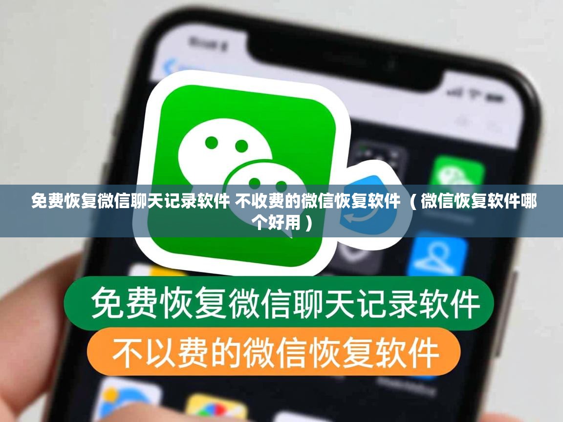  免费恢复微信聊天记录软件 不收费的微信恢复软件  ( 微信恢复软件哪个好用 )