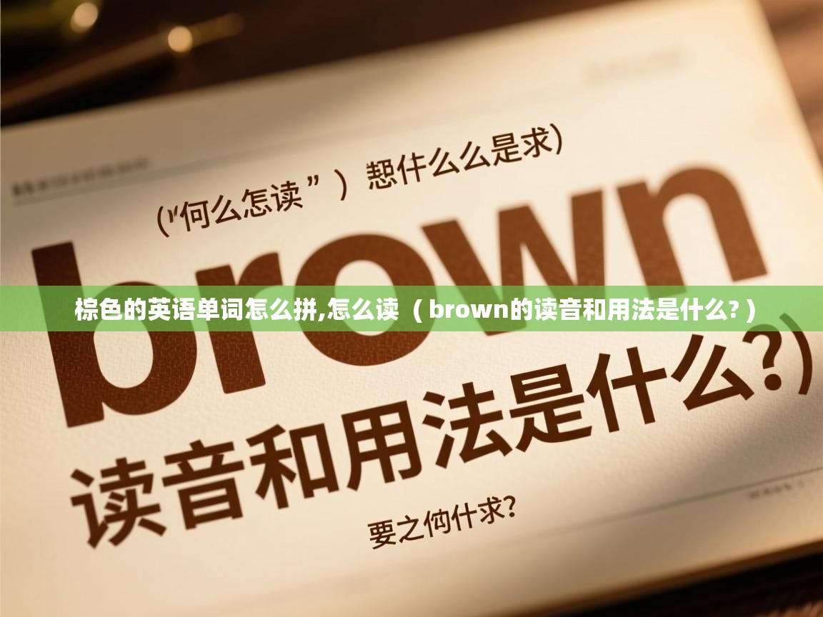  棕色的英语单词怎么拼,怎么读  ( brown的读音和用法是什么? )