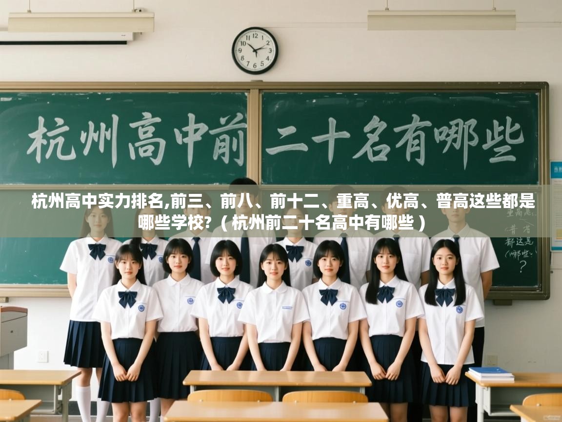  杭州高中实力排名,前三、前八、前十二、重高、优高、普高这些都是哪些学校?  ( 杭州前二十名高中有哪些 )