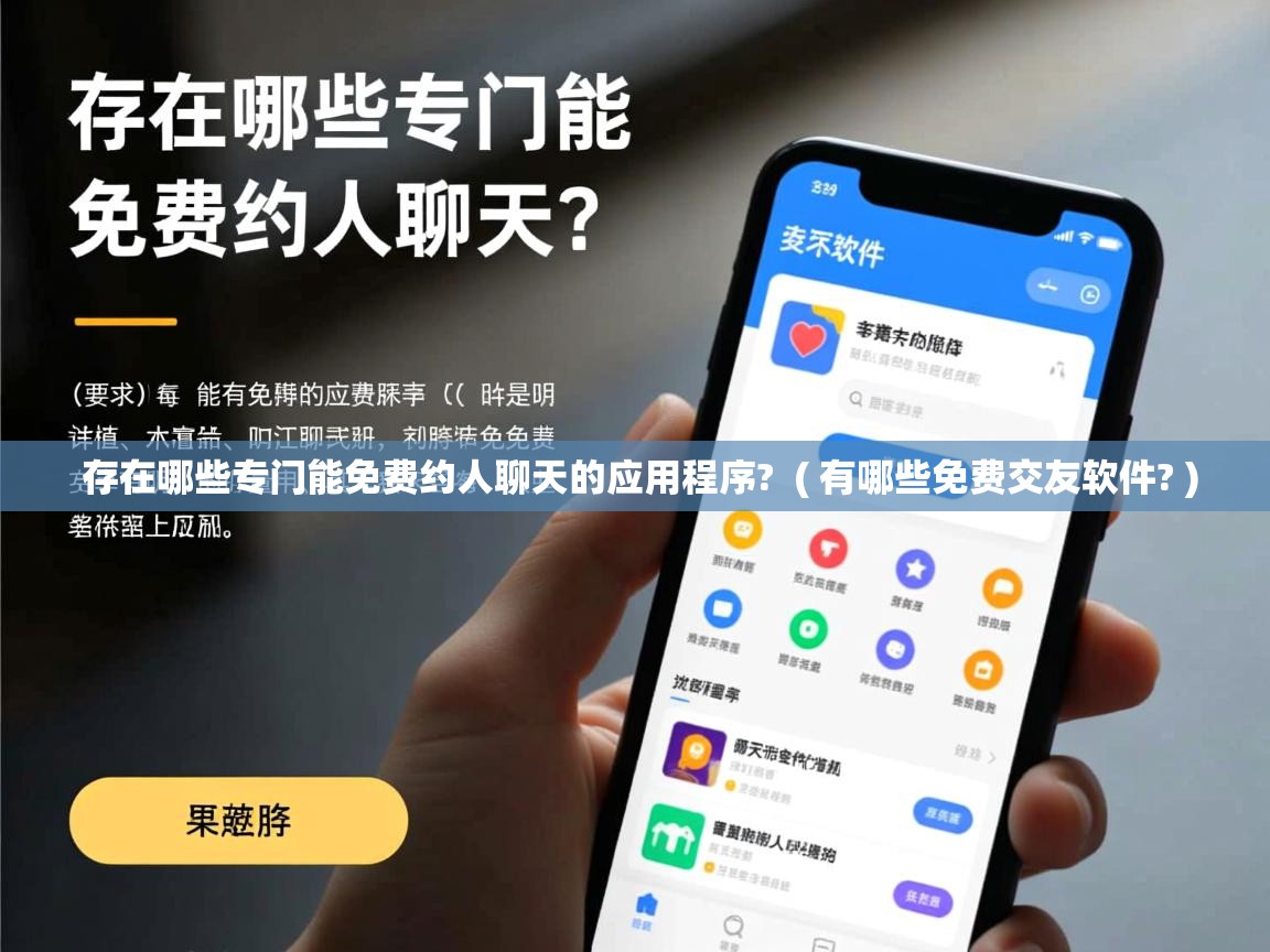 存在哪些专门能免费约人聊天的应用程序?  ( 有哪些免费交友软件? )
