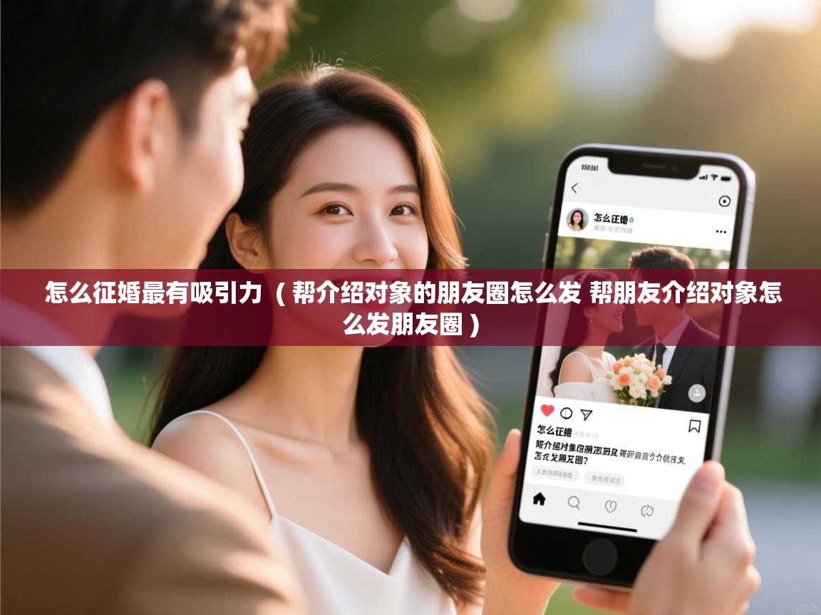  怎么征婚最有吸引力  ( 帮介绍对象的朋友圈怎么发 帮朋友介绍对象怎么发朋友圈 )