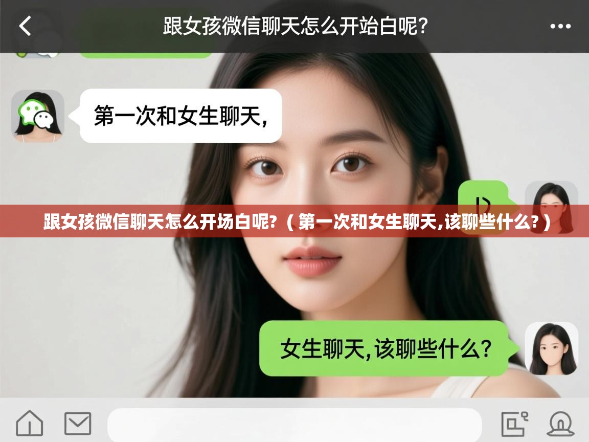  跟女孩微信聊天怎么开场白呢?  ( 第一次和女生聊天,该聊些什么? )