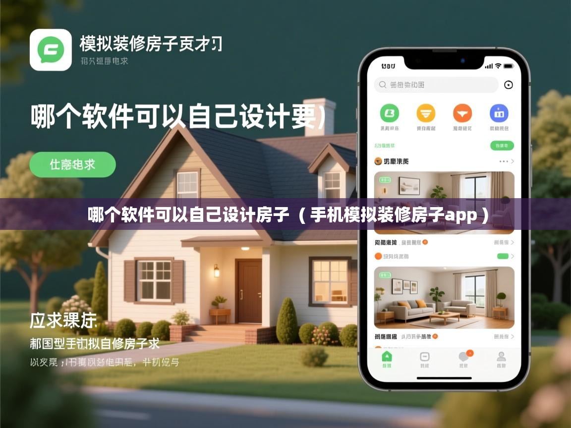  哪个软件可以自己设计房子  ( 手机模拟装修房子app )