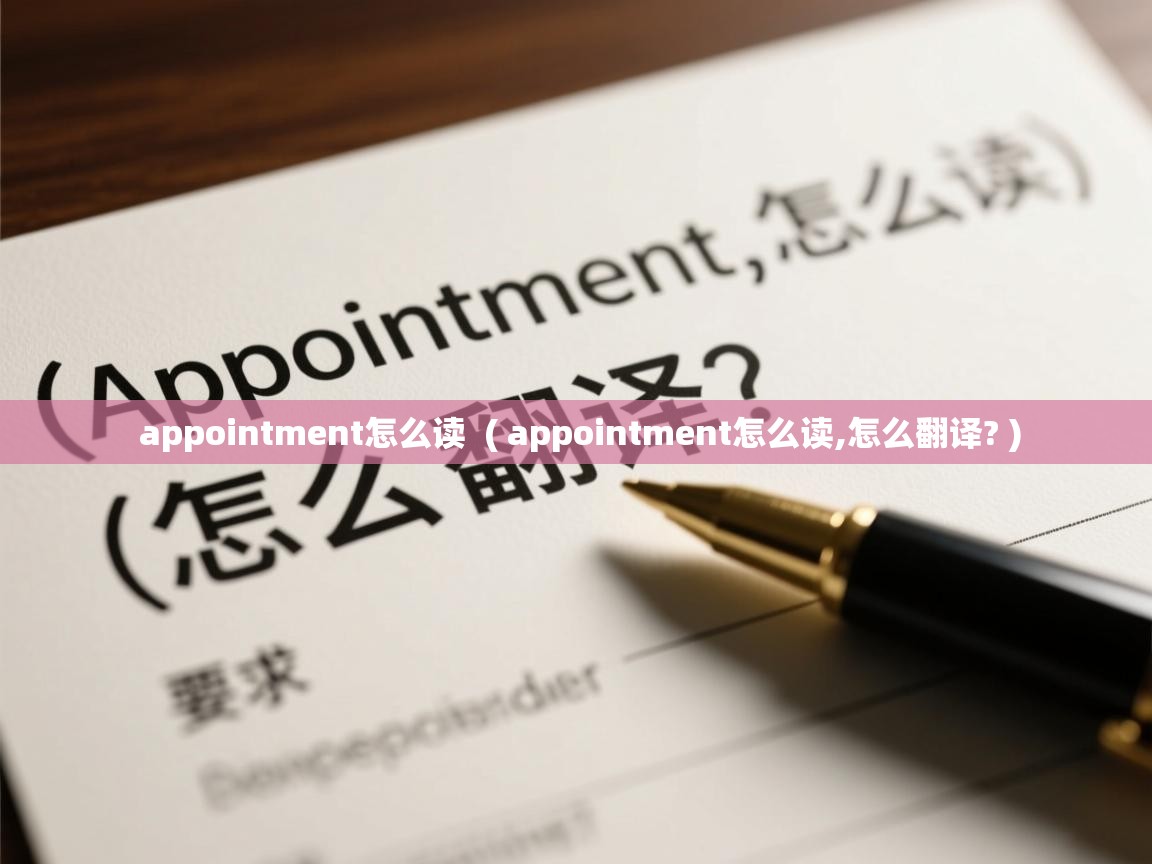  appointment怎么读  ( appointment怎么读,怎么翻译? )