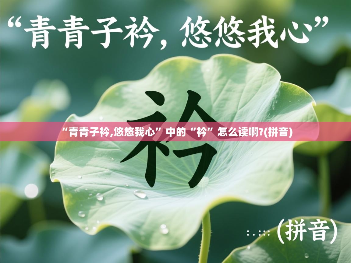  “青青子衿,悠悠我心”中的“衿”怎么读啊?(拼音) 