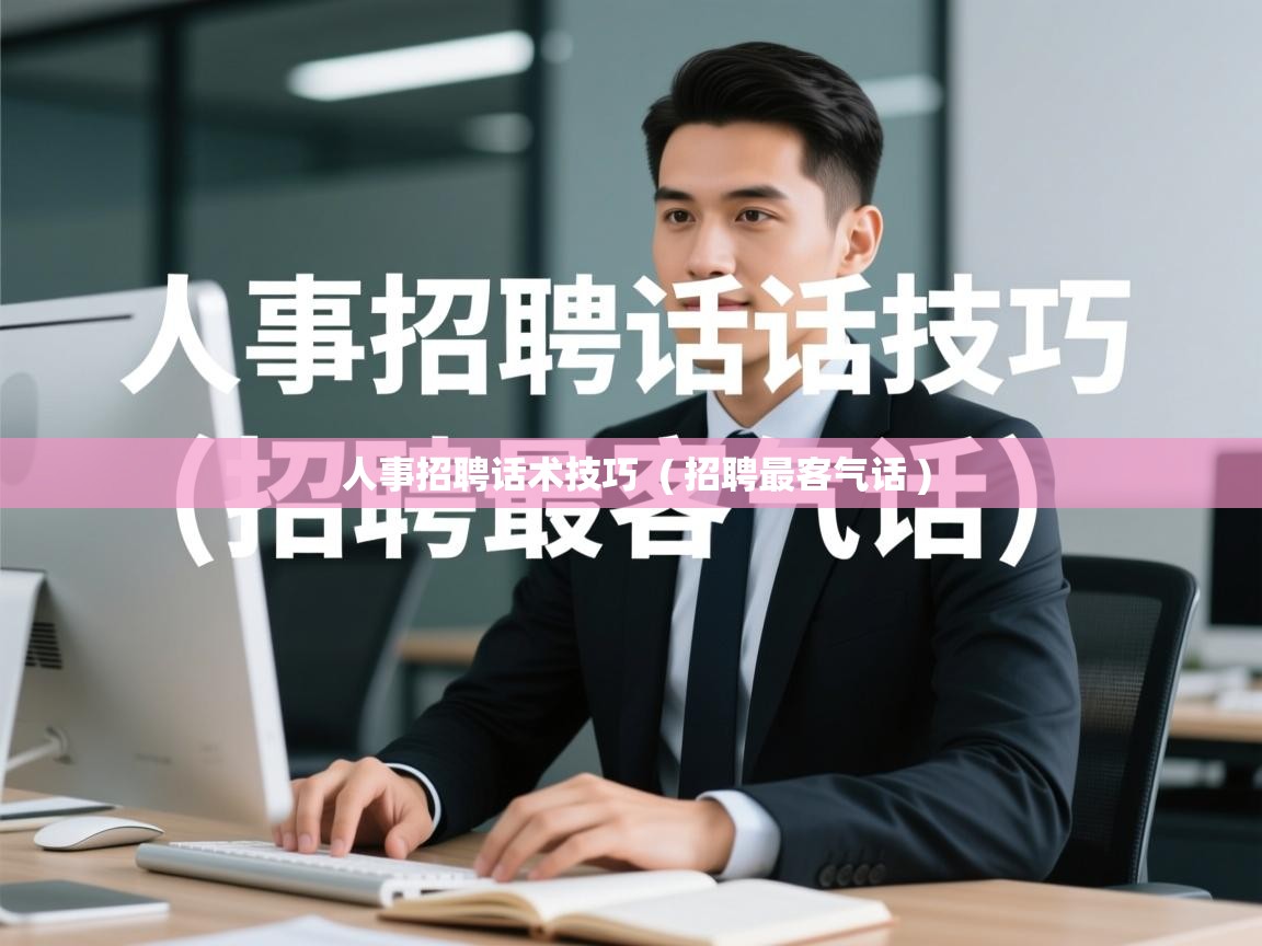  人事招聘话术技巧  ( 招聘最客气话 )