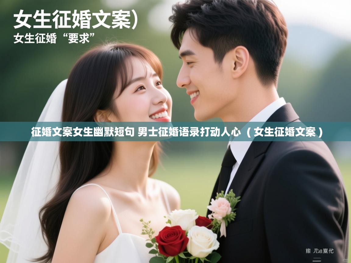 征婚文案女生幽默短句 男士征婚语录打动人心  ( 女生征婚文案 )