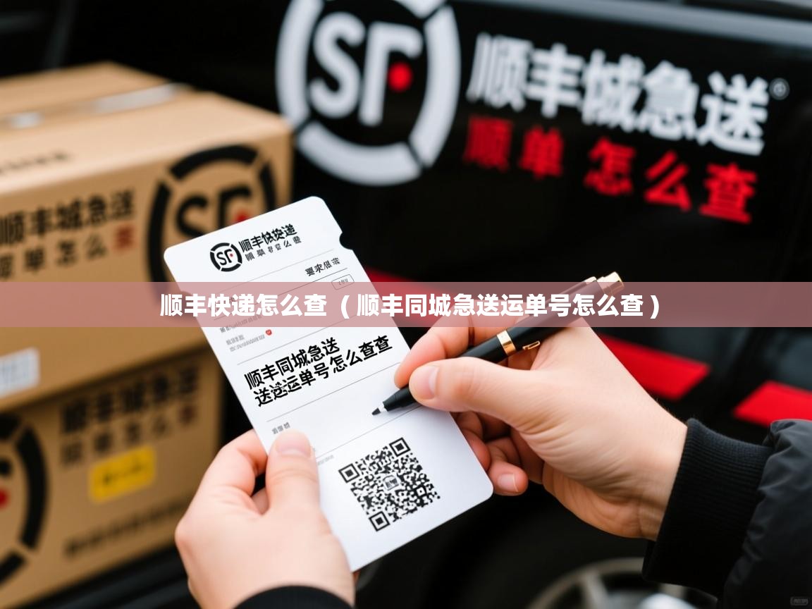  顺丰快递怎么查  ( 顺丰同城急送运单号怎么查 )