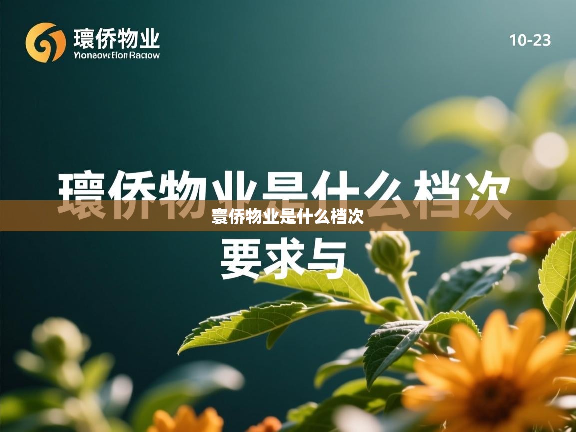  寰侨物业是什么档次 