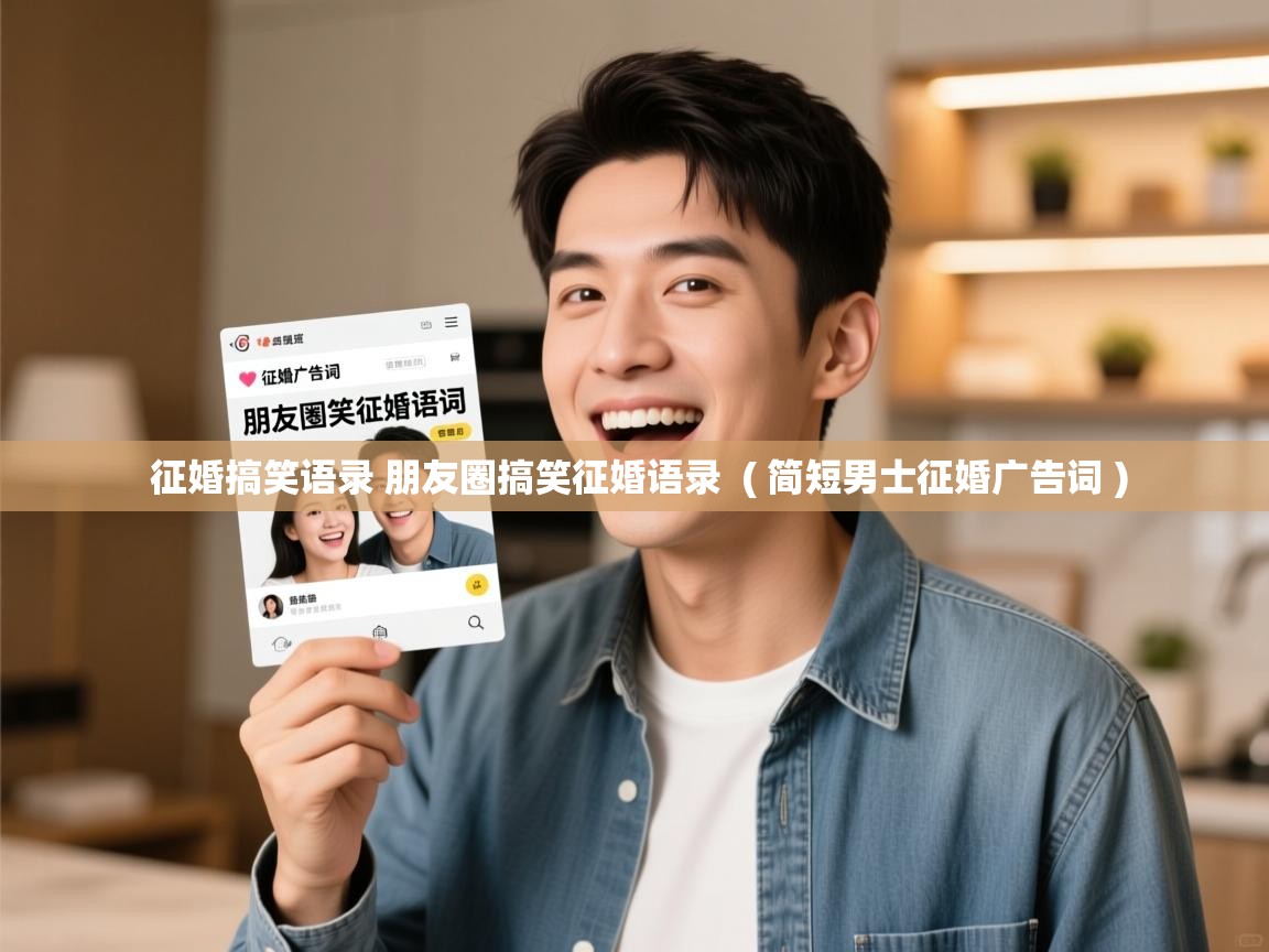  征婚搞笑语录 朋友圈搞笑征婚语录  ( 简短男士征婚广告词 )