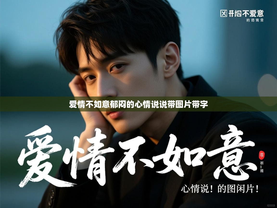  爱情不如意郁闷的心情说说带图片带字 