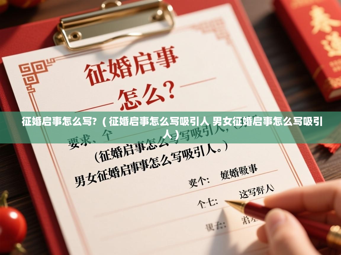 征婚启事怎么写? ( 征婚启事怎么写吸引人 男女征婚启事怎么写吸引人 ) 征婚启事怎么写? ( 征婚启事怎么写吸引人 男女征婚启事怎么写吸引人 )