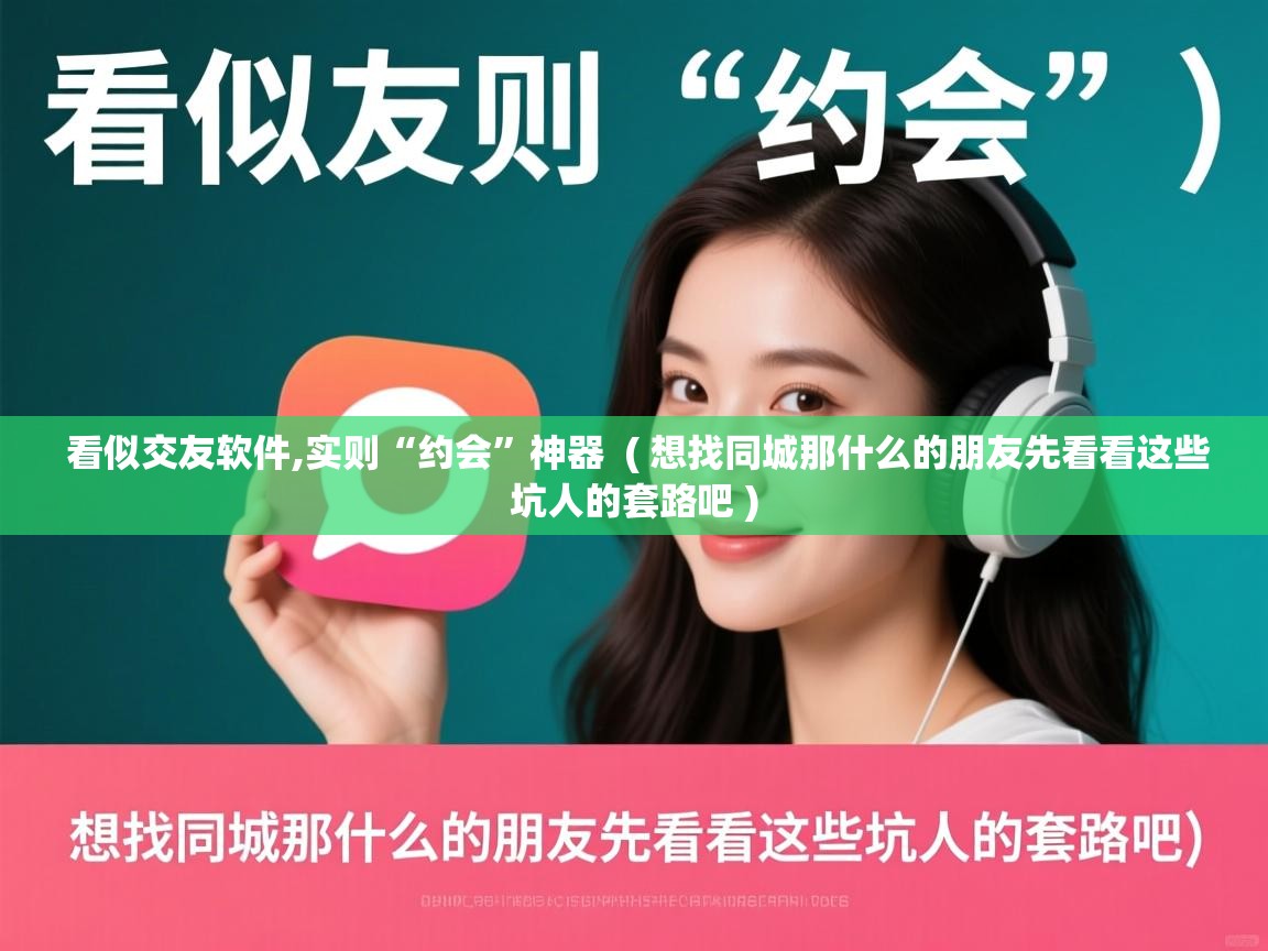  看似交友软件,实则“约会”神器  ( 想找同城那什么的朋友先看看这些坑人的套路吧 )